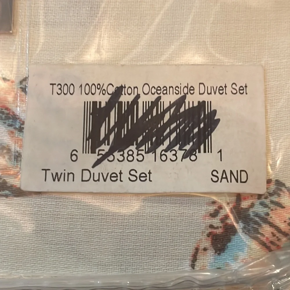 NEW 100% Cotton Oceanside Duvet cover Set TWIN Mermaid Under Sea, Beach …